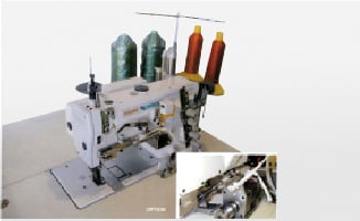 Top & Bottom Feed 2-Needle Double Chanstitch Machine With Thread Trimmer (Flat bed type) MRD-EXT3216/UT