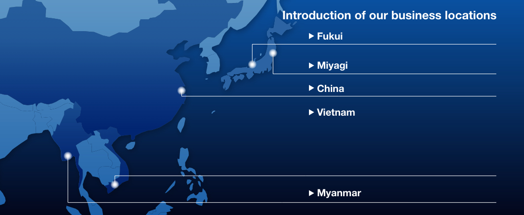 Locations of business offices