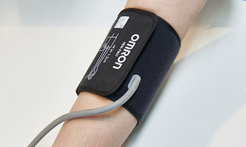 Cuff for blood pressure sensor